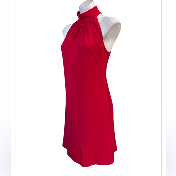 Ralph Lauren Crimson Backless Halter Dress - Picture 3 of 6